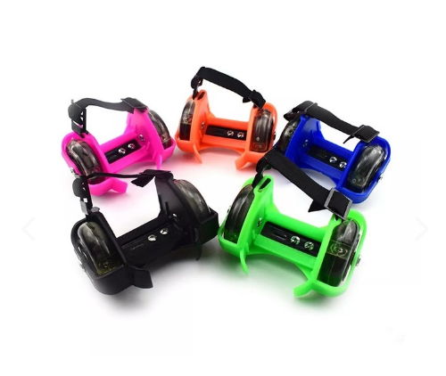 Patines Ajustables para zapatillas + luz