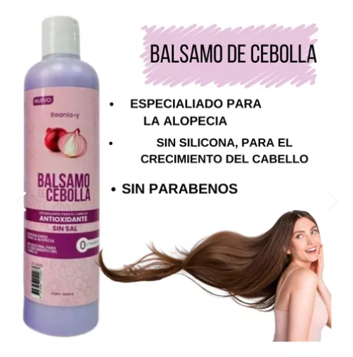 Shampoo + Balsamo De Cebolla