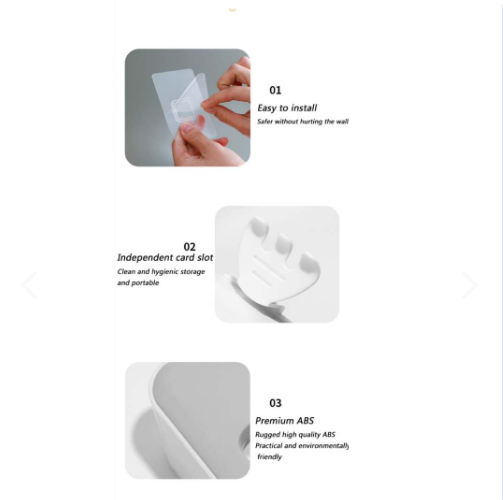 Dispensador De Pasta Dental Con 2 Vasos