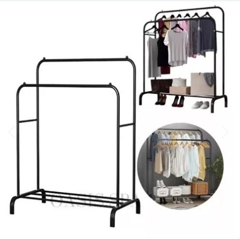 Perchero Closet Doble De Metal