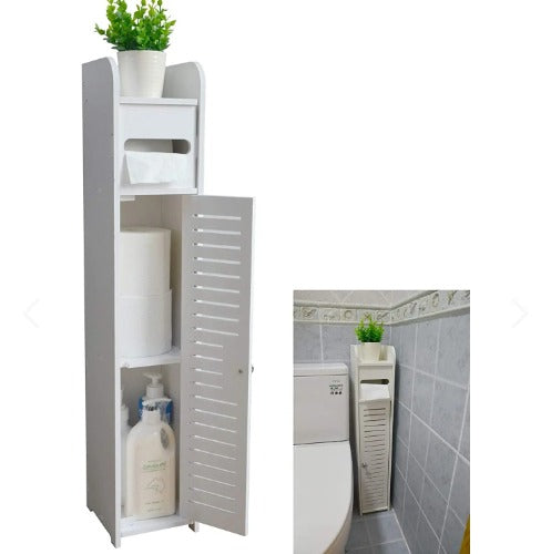 Estante De Baño Delgado Porta Papel