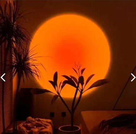 LAMPARA EFECTO LUZ ATARDECER