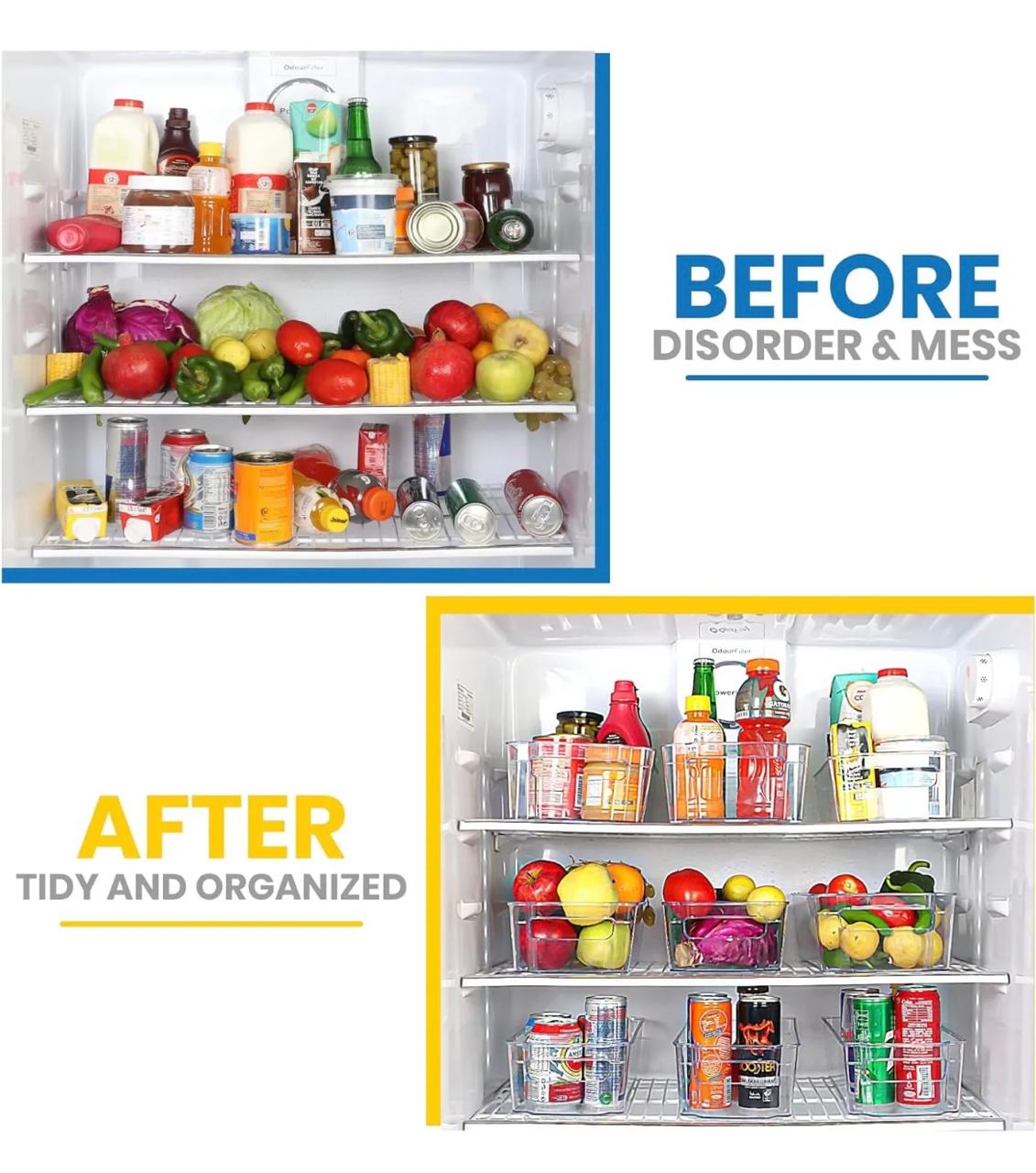 Set 8 Pcs Organizador Refrigerador
