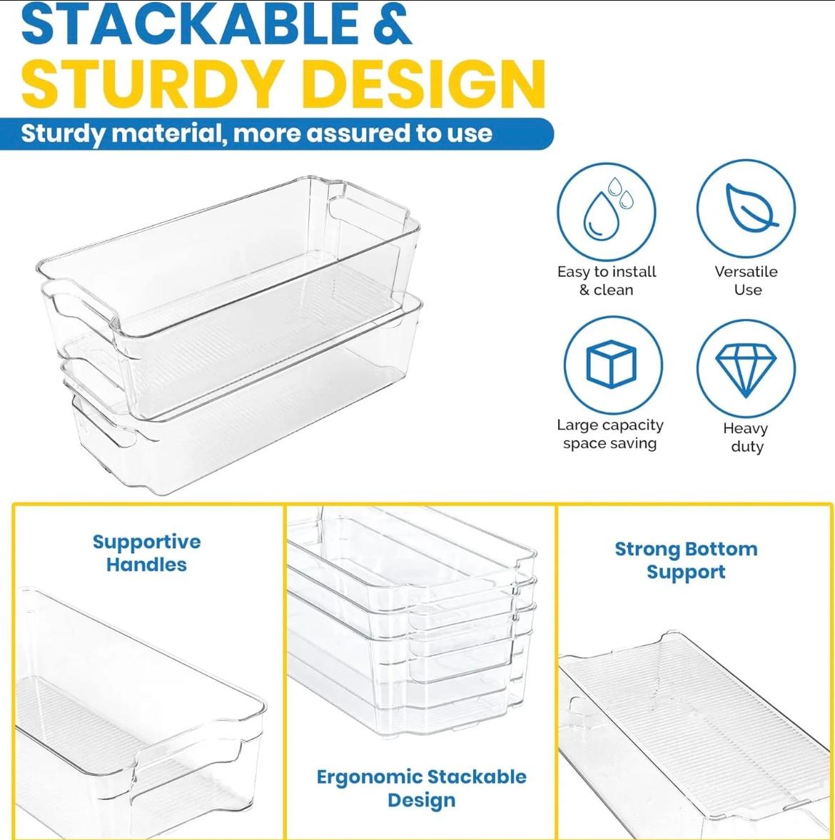 Set 8 Pcs Organizador Refrigerador