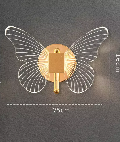 Lampara De Pared Led Mariposa
