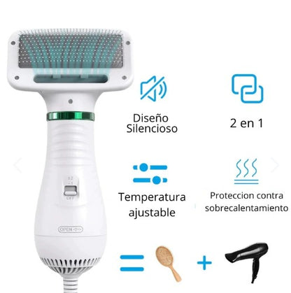 Cepillo secador para mascota