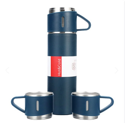 Termo  Acero Inoxidable 500 ml + 3 Tazas