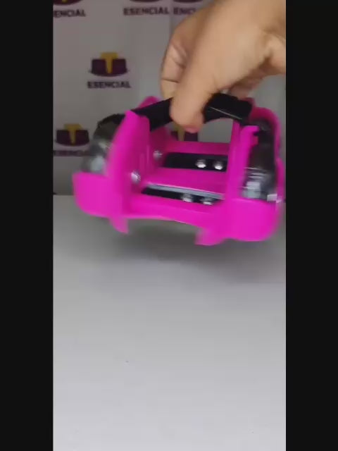 Patines Ajustables para zapatillas + luz
